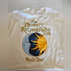 Grayson Threads The Mercury Retrograde Tee size large crop top